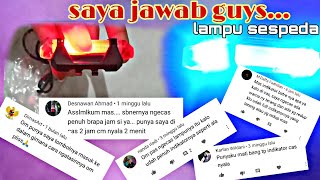 Rockbros Q5 Lampu Sepeda dengan Lampu Brake Otomatis Review By Mas Joko Wali