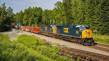 CSXT #4805 LEADS AN SD70AC DUO! I135 Rockets North in Arkendale, VA! | 7/18/2025