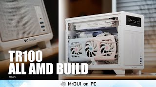 Perfect for Wood-Themed Setups | Retro ITX Build with TT TR100 | 9700X + SAKURA 9070 XT