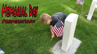 The Kids Placing Flags at the Fort Douglas Cemetery