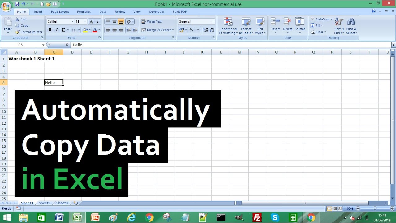 How To Copy An Excel Worksheet