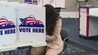 Voting turnout in St. Louis County polling places