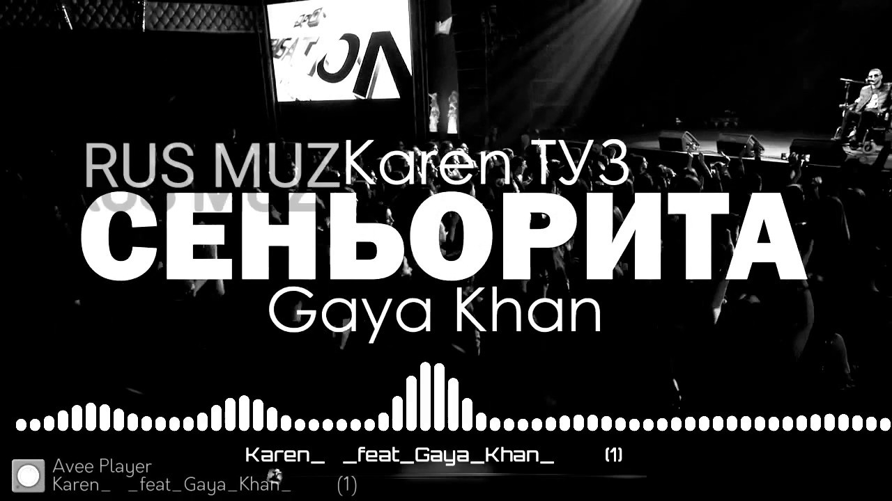 Сеньорита песня mp3. Gaya Khan Сеньорита. Gaya Khan Karen туз.