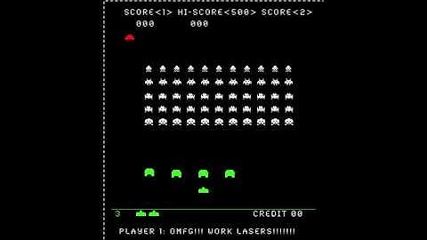 Space invaders Fail!