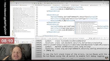 Programando um sistema em Java - Spring Security no microservice Spring Boot - AO VIVO - LIVE CODING