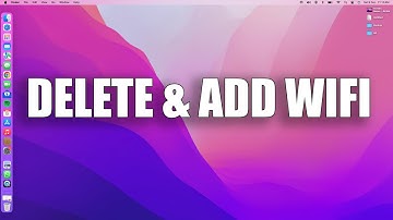 How To Delete and Re-Add your Wi-Fi Connection on Mac