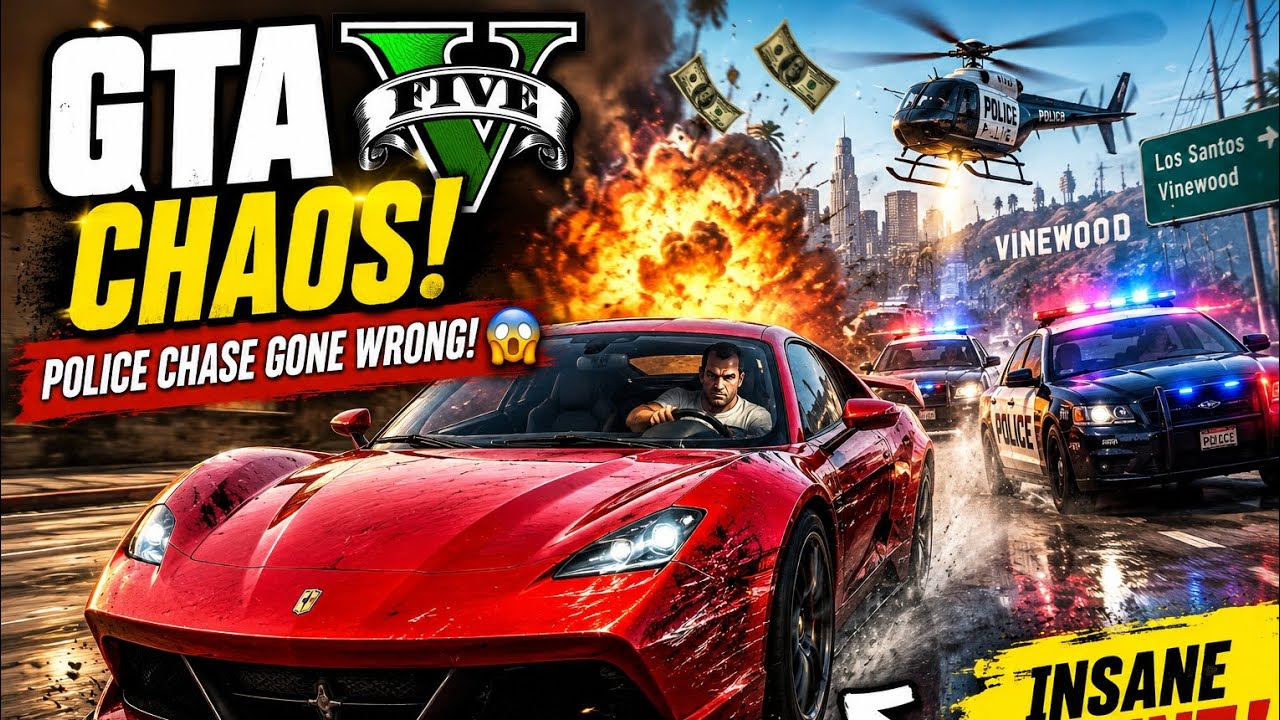 GTA V Police Chase Gone Wrong 🚔 #gta - YouTube