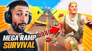 CETTE MEGA RAMP SURVIVAL sur FORTNITE est HORRIBLE (je galère)