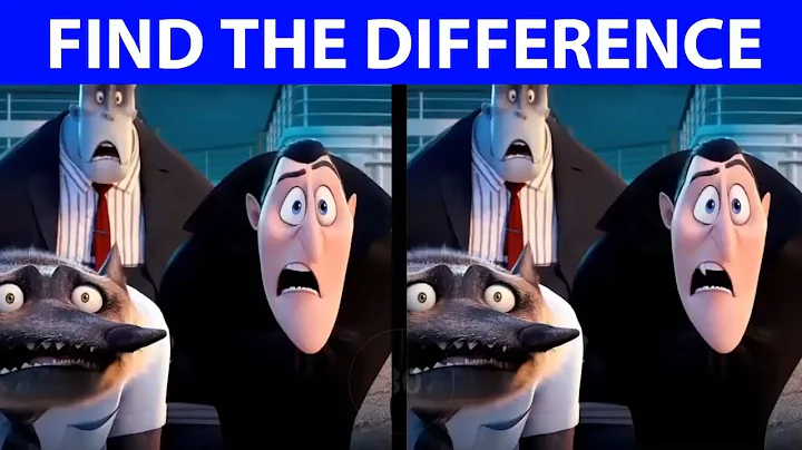 you can't find THE DIFFERENCE! | 100% FAIL | Hotel Transylvania 3 movie puzzle | brain fuse