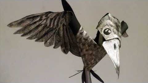 Making a bird- stop motion animation