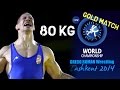 Gold Match - Greco Roman Wrestling 80 kg - E. SALEEV (RUS) vs P. BACSI (HUN) - Tashkent 2014