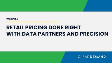 Retail Pricing Done Right with Data Partners and Precision #ClearDemand #OmniTalk