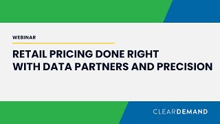 Retail Pricing Done Right with Data Partners and Precision #ClearDemand #OmniTalk Profile