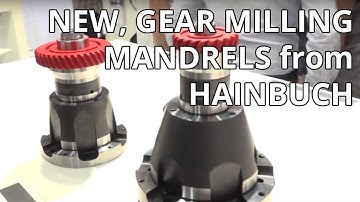 Hainbuch gear hobbing mandrel adaptation