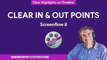 Screenflow 8: Clear In & Out Points and Blue Diagonal Lines