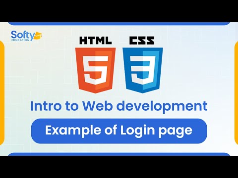 Couverture de Example of Login Page with HTML & CSS