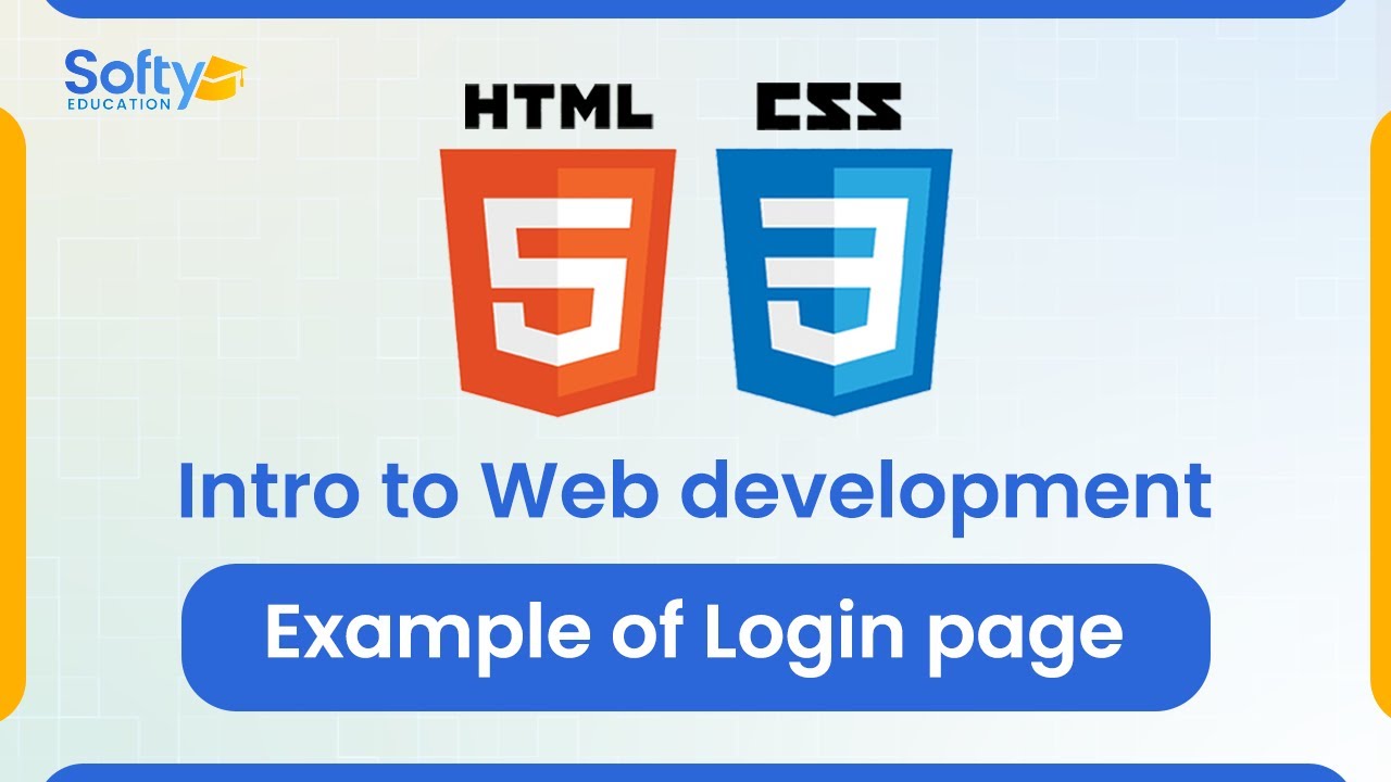 Html Example Log On Page Example of Login Page with HTML & CSS - YouTube