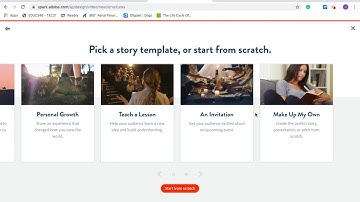Screencast Adobe Spark