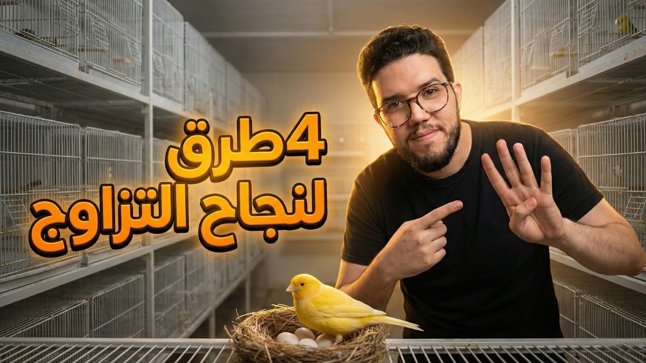 توليف أزواج الكناري على بعضهم هو مفتاح نجاح التزاوج  والانتاج