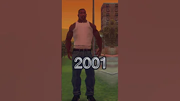 Carl Johnson Evolution (1968-2023) #shorts #evolution #gta #gtasanandreas