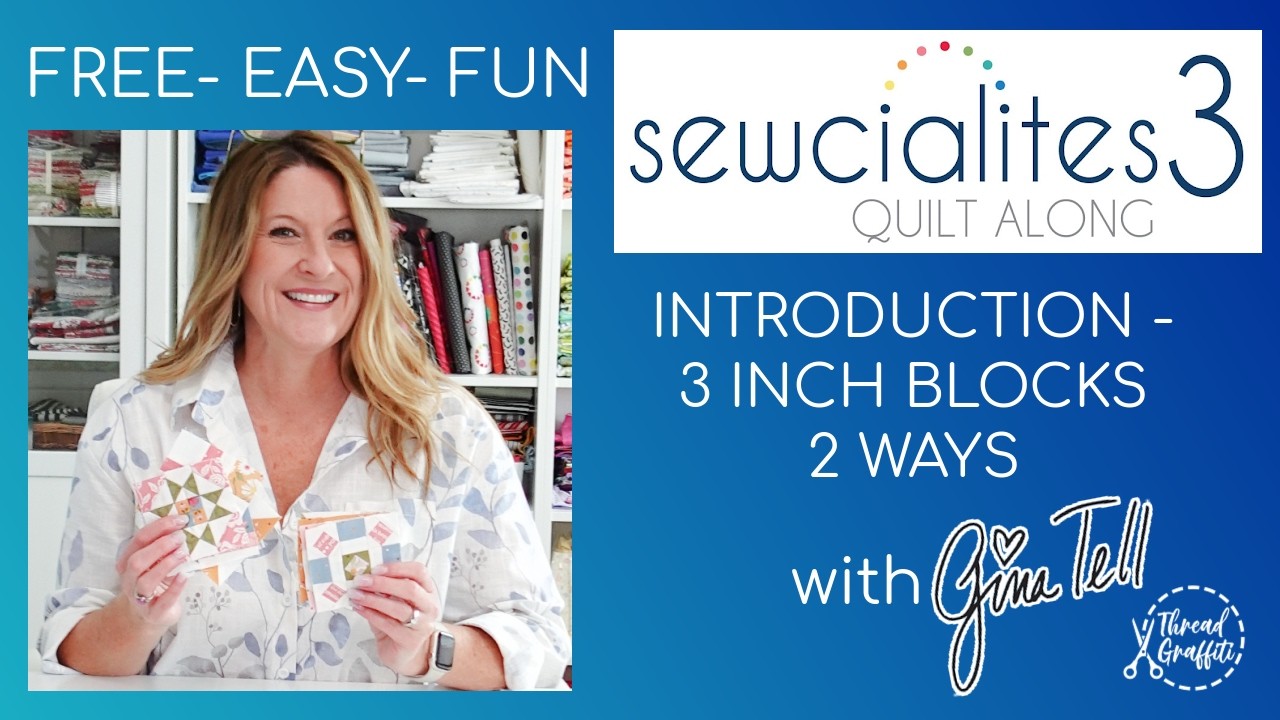 Вводная часть третьего выпуска Sewcialites с Джиной Телл — давайте поговорим о том, чего ожидать ...