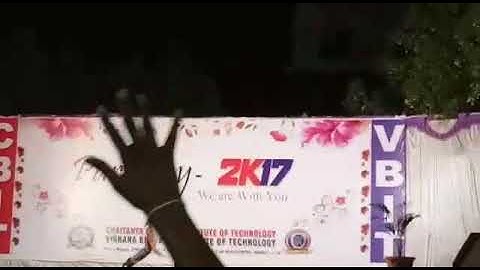 Proddatur  Cbit Vbit  Dance performance  by vineeth Kumar