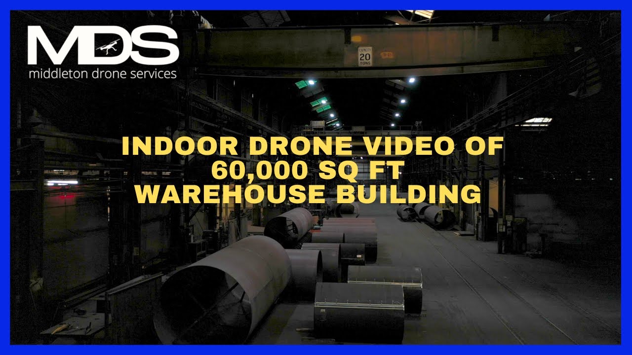 Indoor Drone Video of 60,000 sq/ft Warehouse