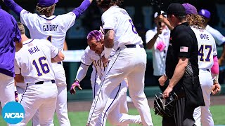 LSU's full lateinning comeback over Wofford in 2024 baseball regionals