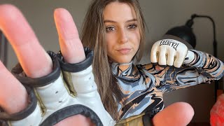 ASMR Hand Movements with Different Glove Sounds 🥊