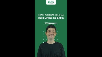 Como Alternar Colunas para Linhas no Excel #Shorts