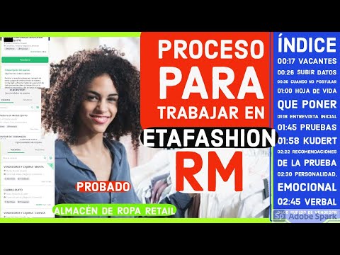 🇪🇨Trabajar en Etafashion RM Salario Postulación Explicación pruebas Etafashion Quito Guayaquil KUDER hqdefault