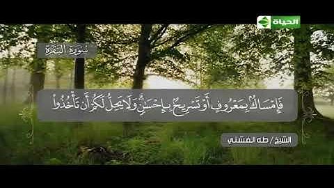 فضيلة الشيخ طه الفشنى رحمه الله وما تيسر من سورة البقرة