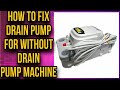 Drain pump information