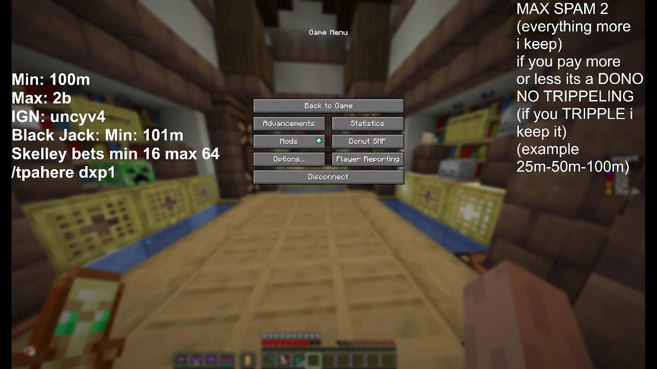 💸1B + Elytra🪽 Per Tp BalTop #1 | Road to 2T | Wagering & PVPing | 15b LD | Donut SMP Live