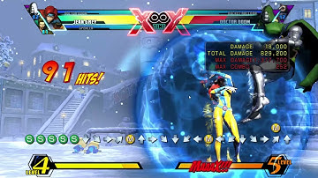 UMvC3 Jean Grey(Palette Swap) another combo