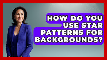 How Do You Use Star Patterns For Backgrounds? - Graphic Design Nerd