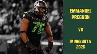 Emmanuel Pregnon vs Minnesota 2025