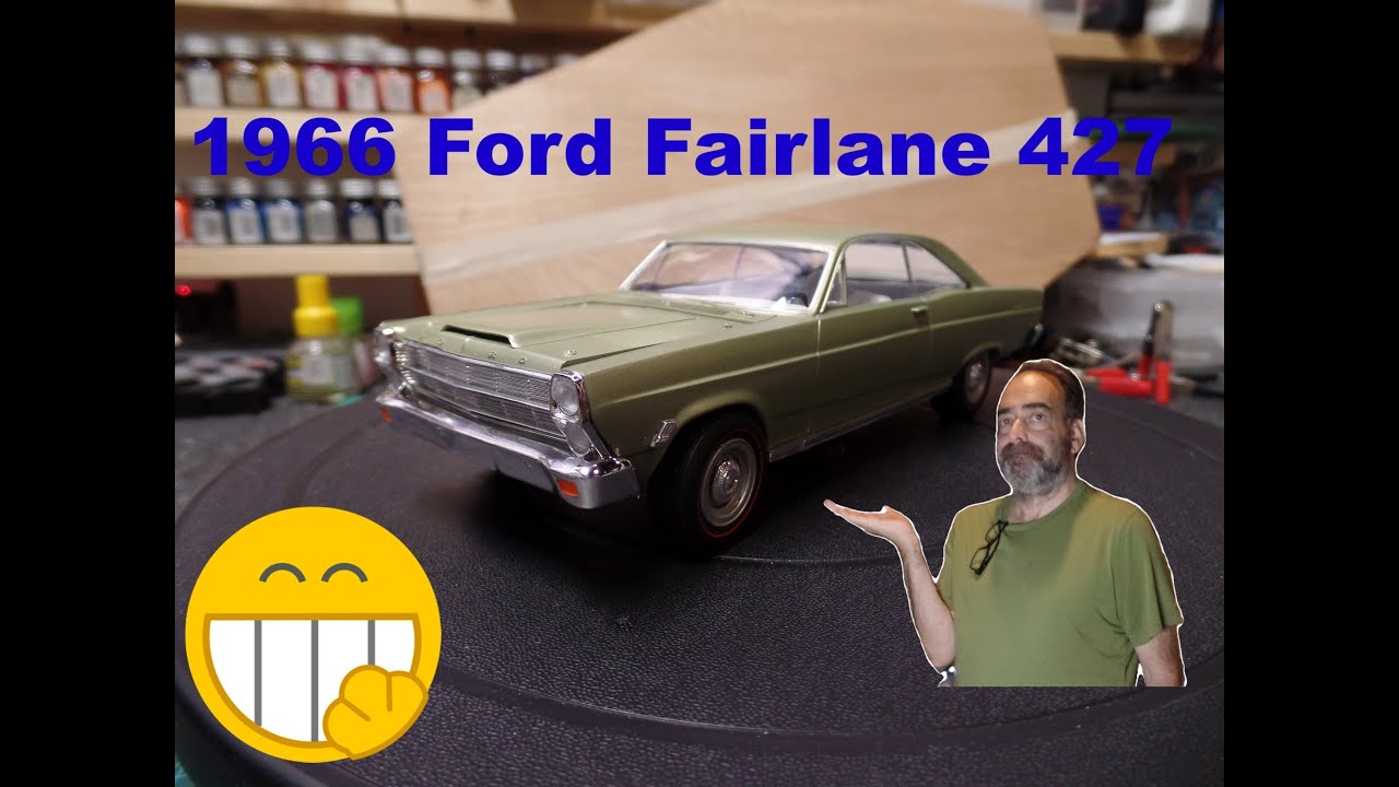 1966 Ford Fairlane AMT 1:25 Scale Model Car Kit Build - YouTube