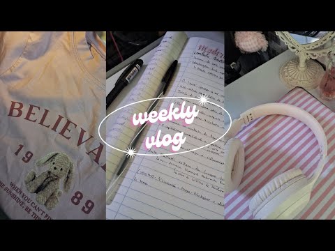 Weekly vlog 💌: college life,comprinhas e kpop haul...(w/ @Istefany Caroline)