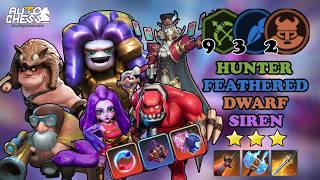DEV GIVES THIS SYNERGY TO GET A BUFFED🏹🏹 - 9 HUNTER CARRY SIREN⭐⭐⭐ FULL ITEM • AUTO CHESS screenshot 3
