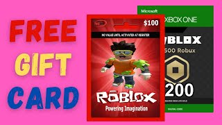 **free ROBLOX gift card CODES** 2022 UNUSED 🔥 robux GIFT CARD ⚡ Redeem Roblox Gift Card