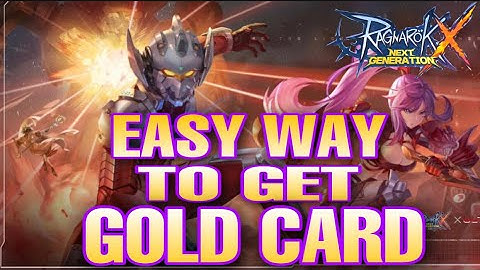 ROX GOLD CARD EASY WAY TO GET EASY CRYSTALS Ragnarok X Next Generation
