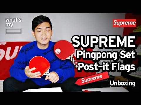 [What's My Blank?] Supreme x Butterfly Table Tennis Racket Set