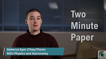 Two Minute Paper -- Episode 10 with Rebecca Kyer (They/Them)