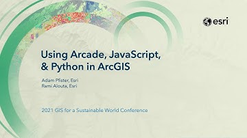 Using Arcade, JavaScript, & Python in ArcGIS