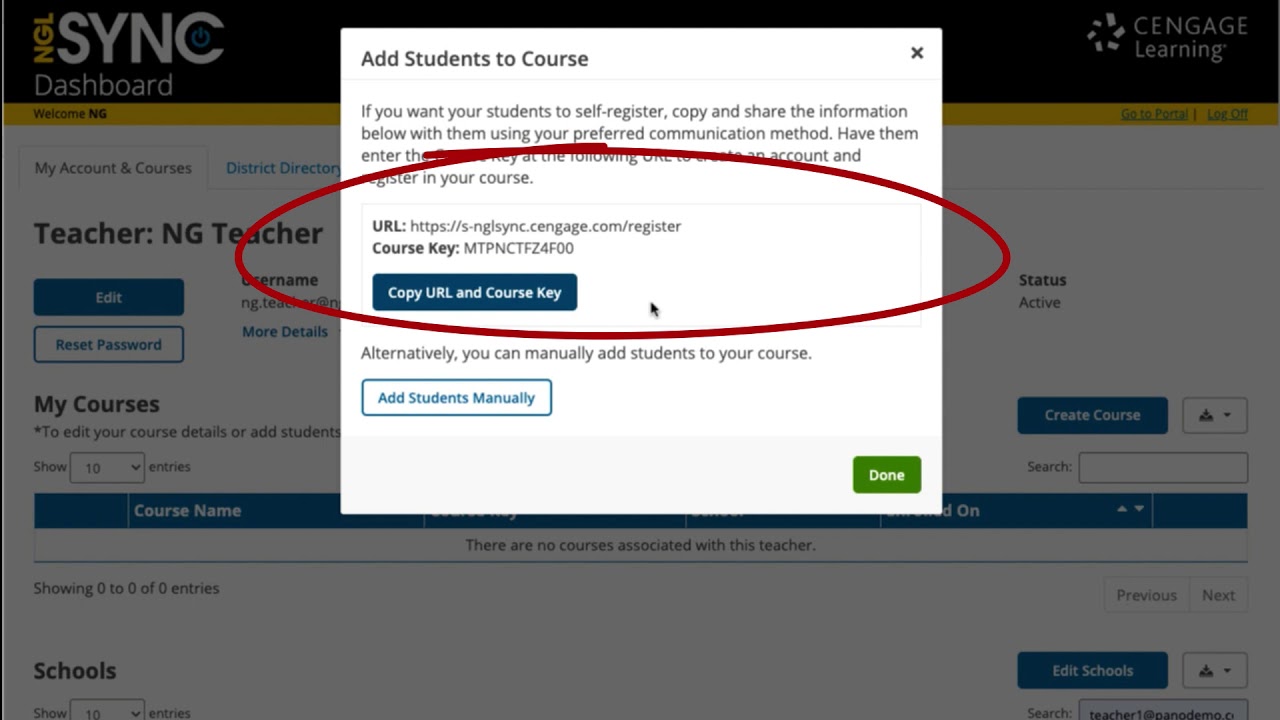 Nglsync Cengage Login