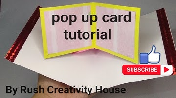 Pop Up Card Tutorial @ Rush Creativity House #diycrafts #crafttutorial #creativeideas #papercraft