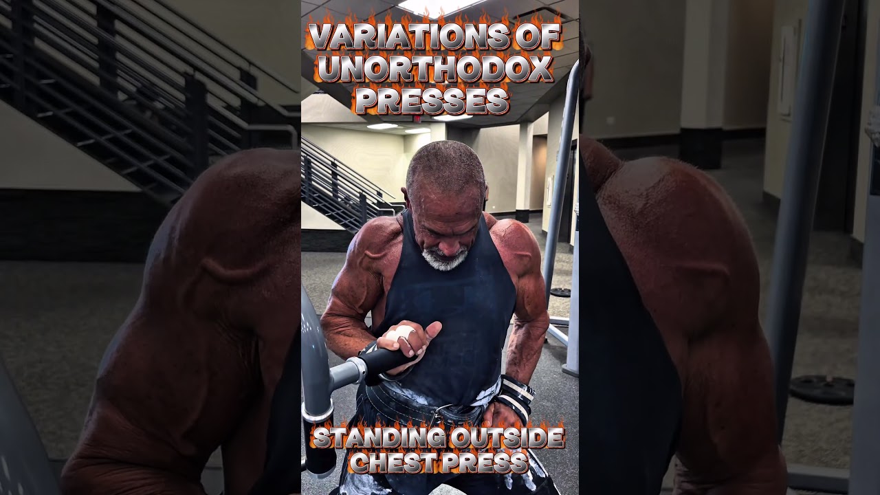 VARIATIONS OF UNORTHODOX PRESSES FOR CHEST #chest #unorthodox #workout #motivation #workouttips