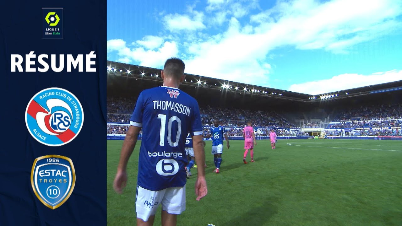 RC STRASBOURG ALSACE - ESTAC TROYES (1 - 1) - Résumé - (RCSA - ESTAC) / 2021-2022