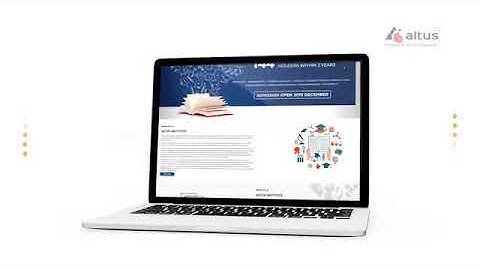 Altus Institute Web Application Video | UGC net coaching centers in Kerala | collegiate education